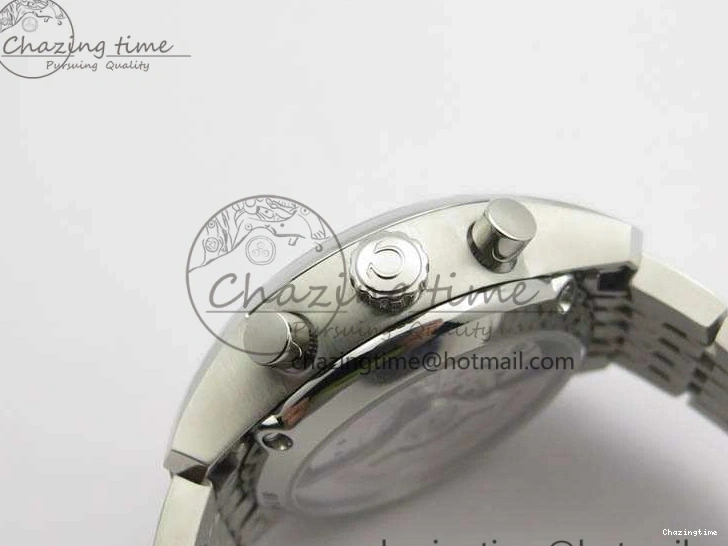 0402 De Ville Chronograph SS OMF 1:1 Best Edition Black Dial On SS Bracelet A Attractive 8150